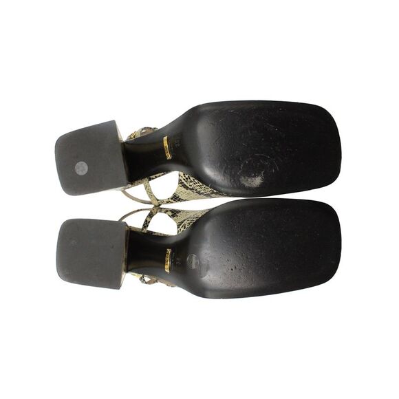 Gucci Horsebit Snakeskin-Embossed Slingback Pumps in Multicolor Leather - Picture 7 of 7